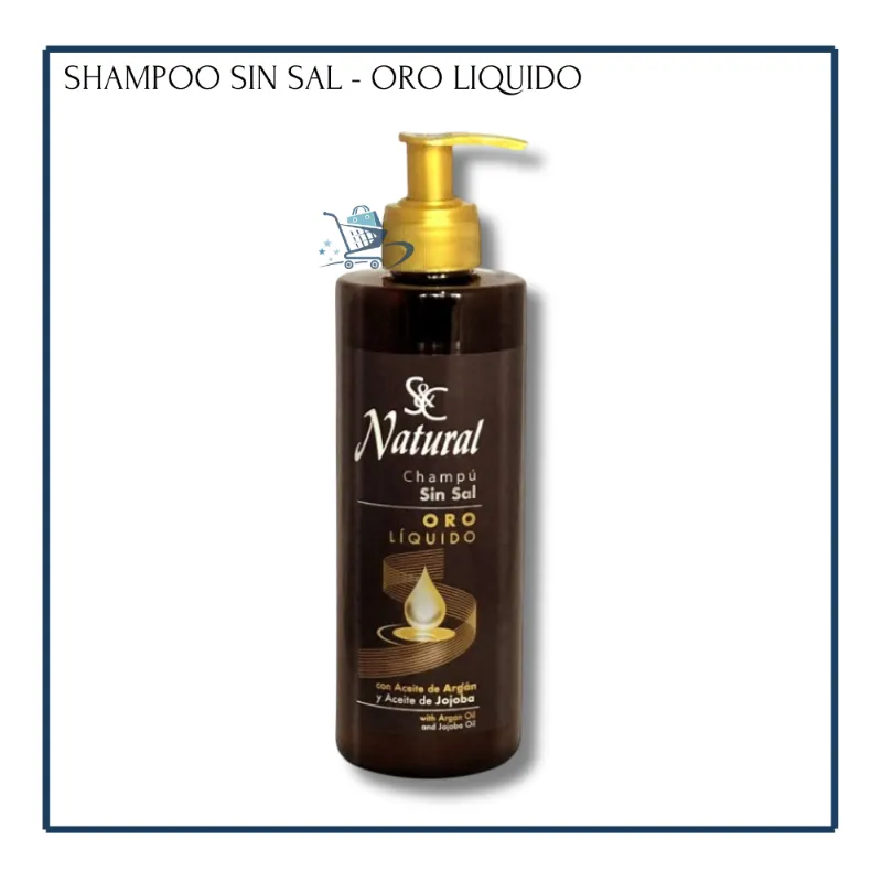 Shampoo sin Sal - Oro Líquido (400ml)