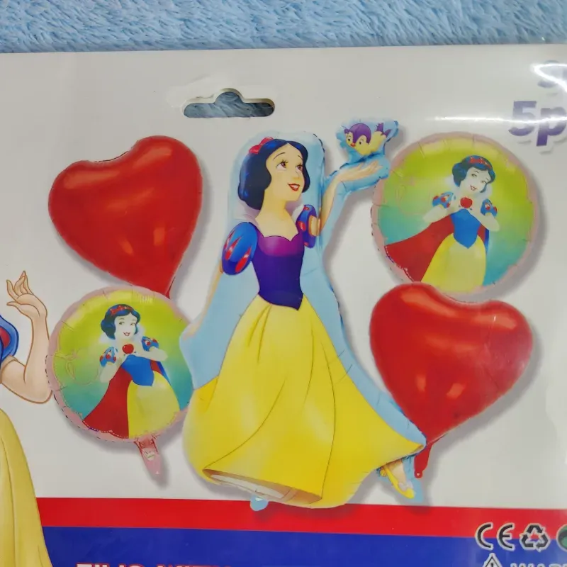 Set 5 globos inflables Blanca Nieves