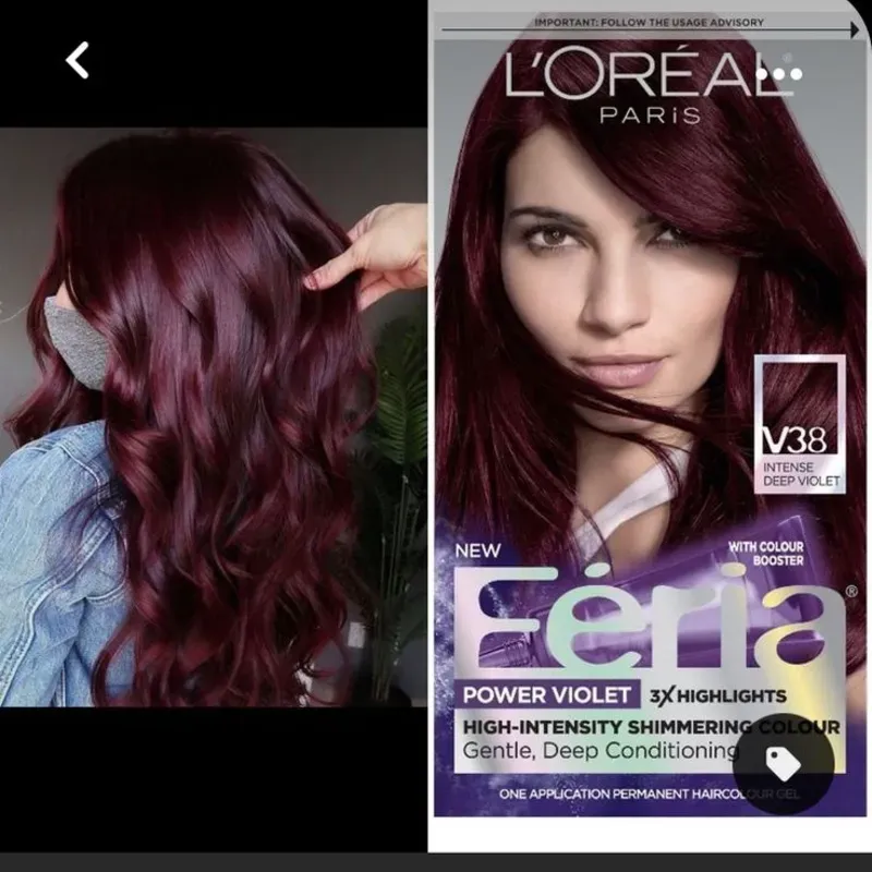 Tinte de cabello Loreal Paris Rojo Vino Tinto 3.26