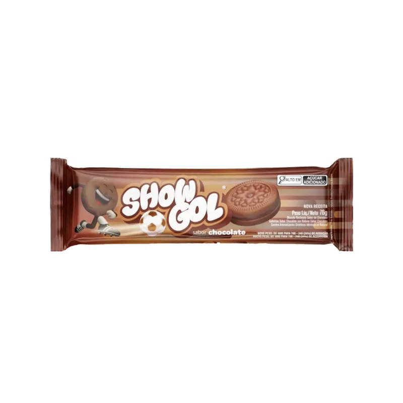 Galletas Show Gol relleno sabor Chocolate