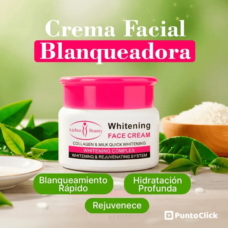 Crema facial Blanqueadora