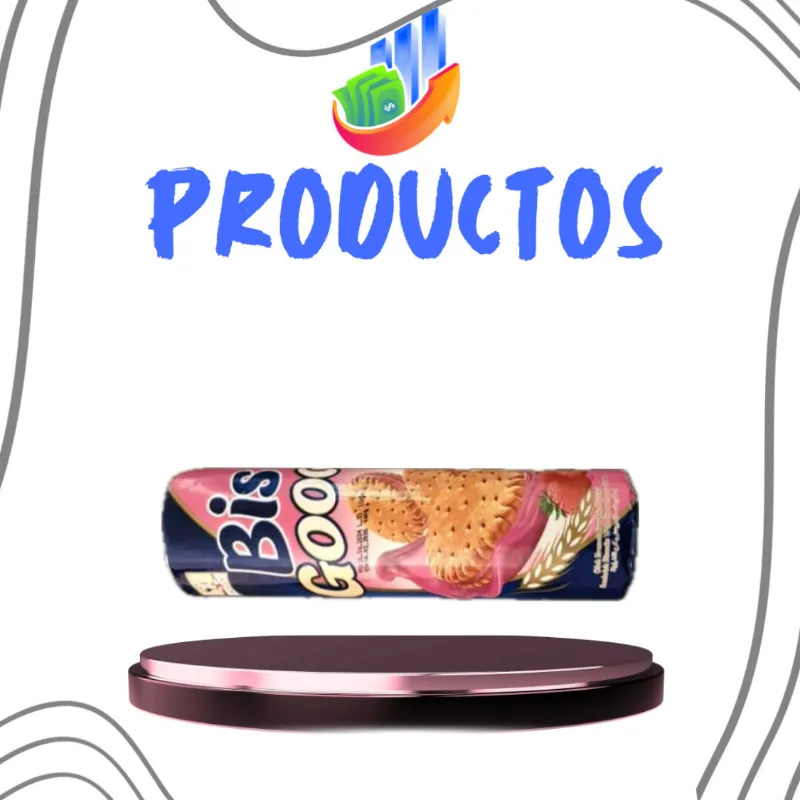 Galletas rellenas con fresa Bis Good