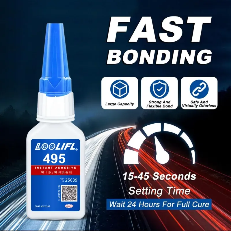 ️ Súper Pegamento-Cianoacrilato de Secado Rápido 20ml