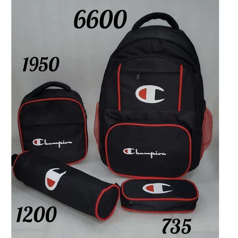 Juegos de mochila,lonchera,porta lápiz y porta pomo