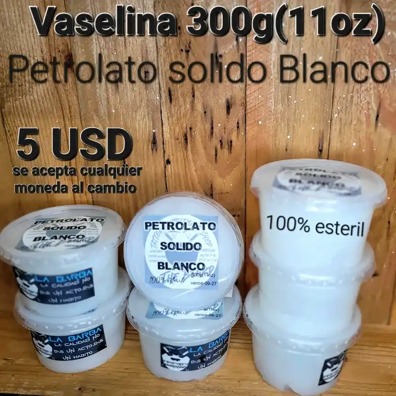 Vaselina(pretolato blanco)