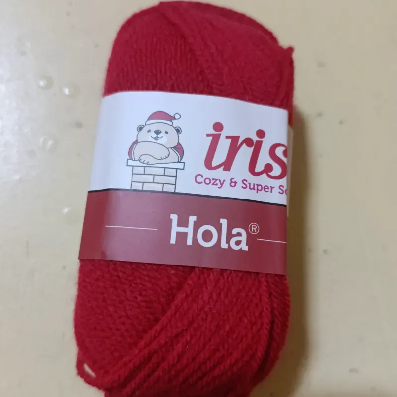 Hilo de estambre Iris color ❤️ rojo