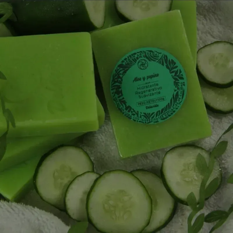 Jabón de Aloe y Pepino