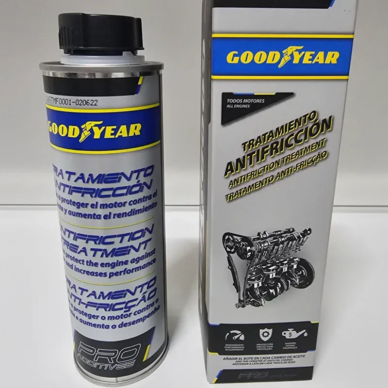 TRATAMIENTO ANTIFRICCIÓN GOODYEAR OILTECH+. Mejora el arranque en frío y protege el motor.