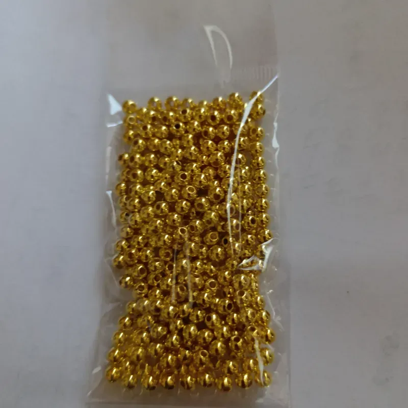 Balines dorados de 4mm