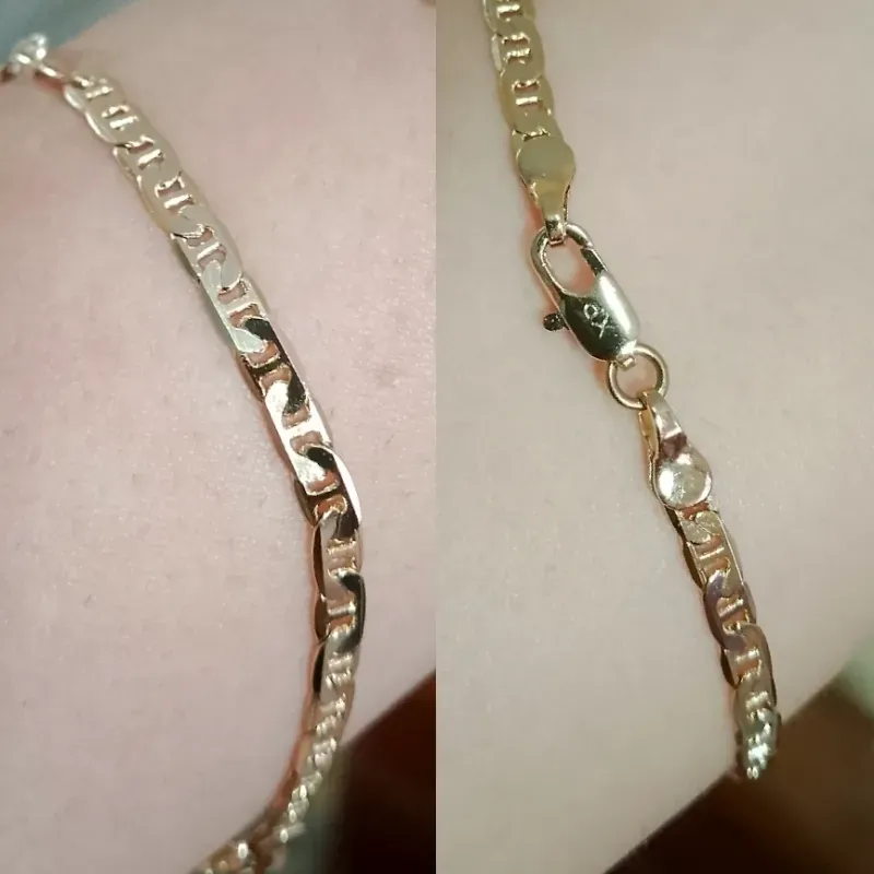 Pulsera Eslabón Martillado