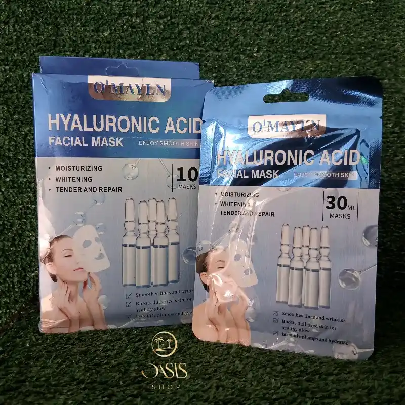 Mascarilla facial de ácido hialurónico