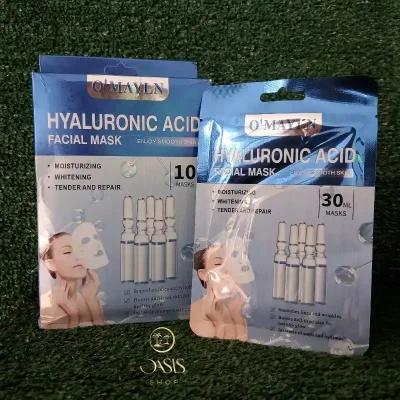 Mascarilla facial de ácido hialurónico