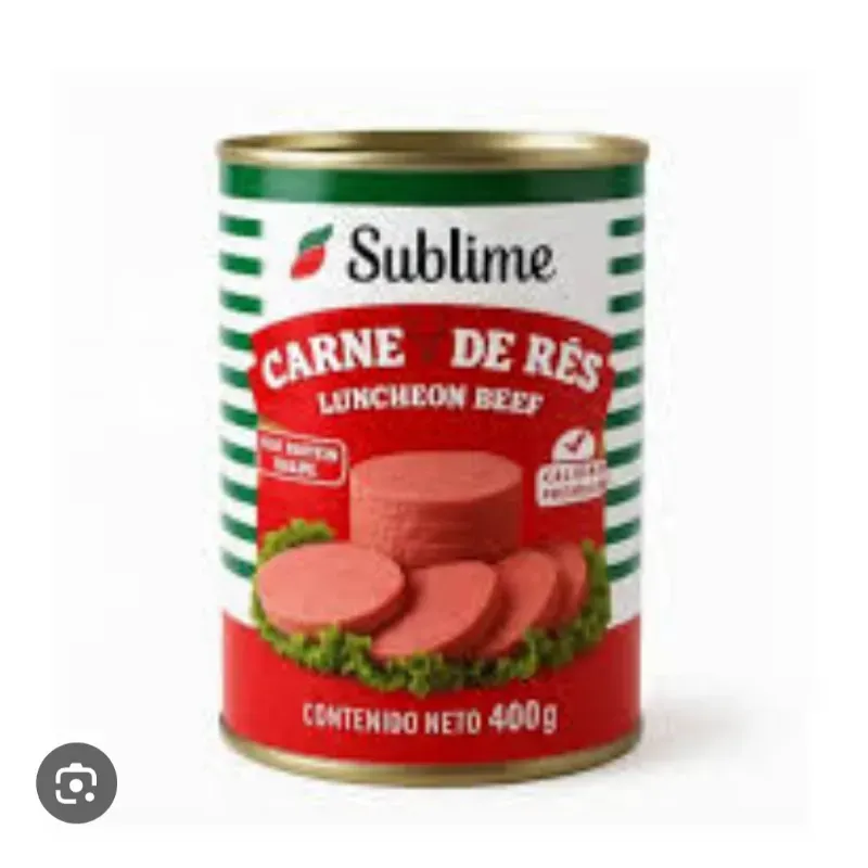 Carne de res enlatada