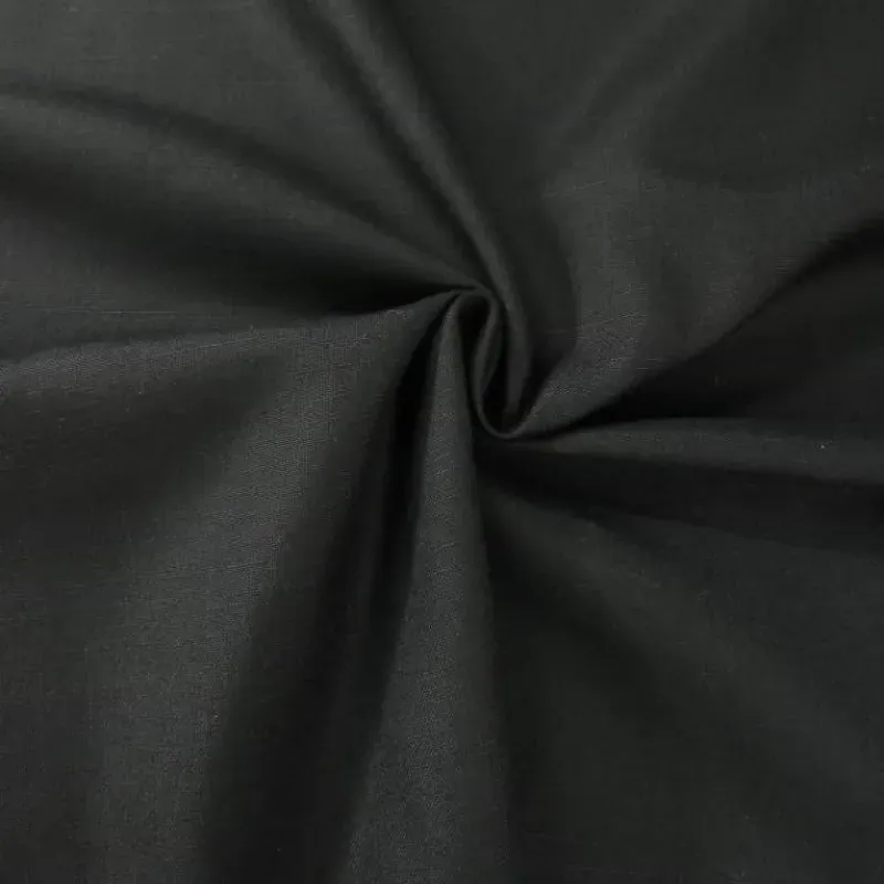 Lino americano con fibras de poliéster