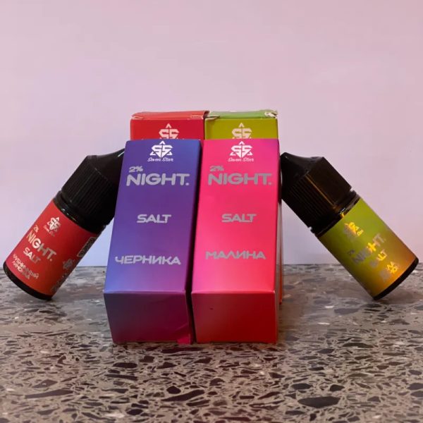 Pomos de 30ml (NIGHT) con 2% de sales nicotina