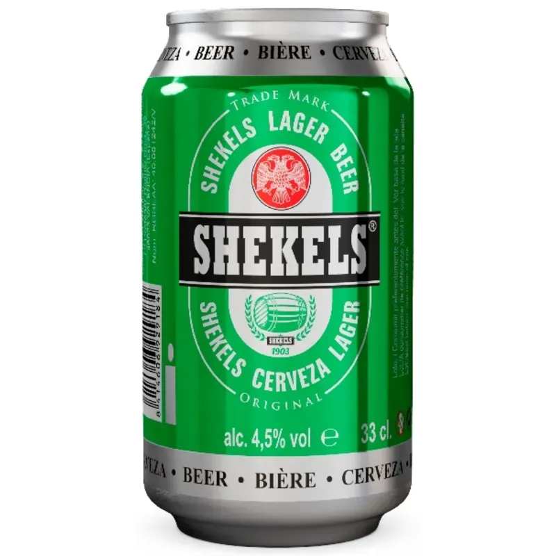 Cerveza Shekels Lata