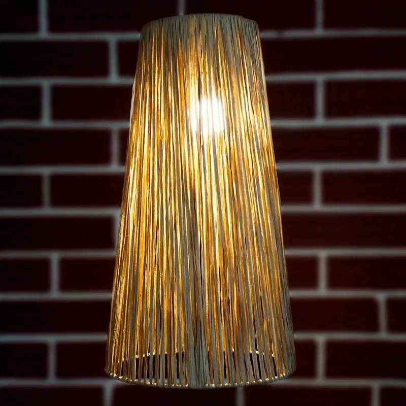 Luminaria tejida CONO