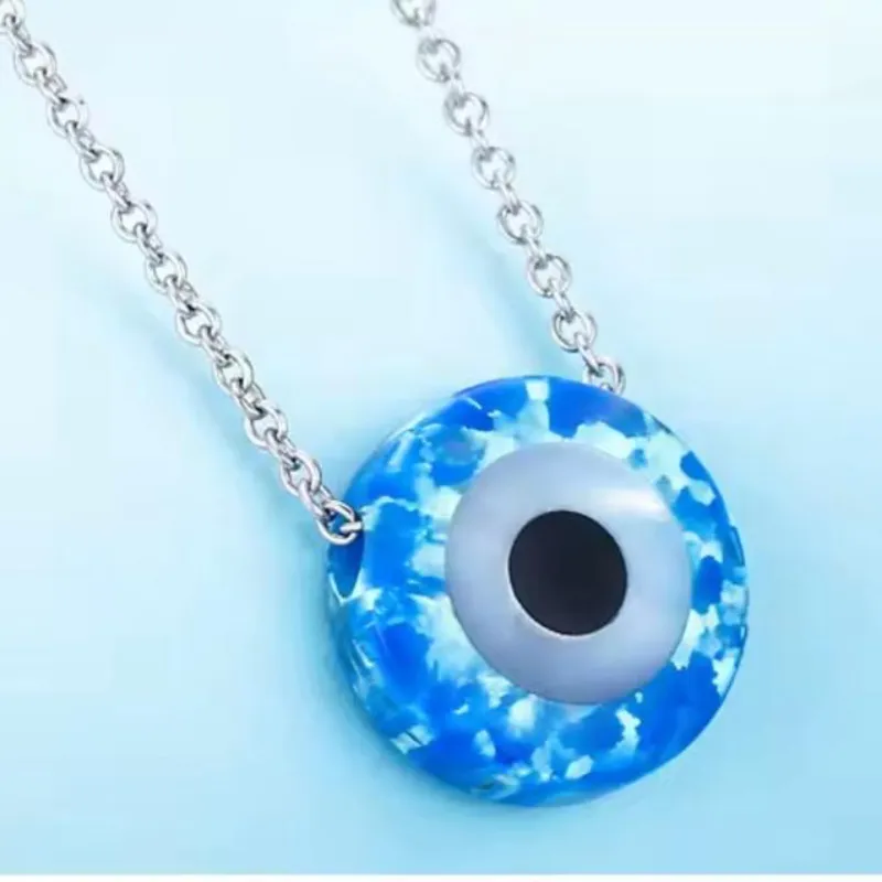 Cadena de ópalo azul