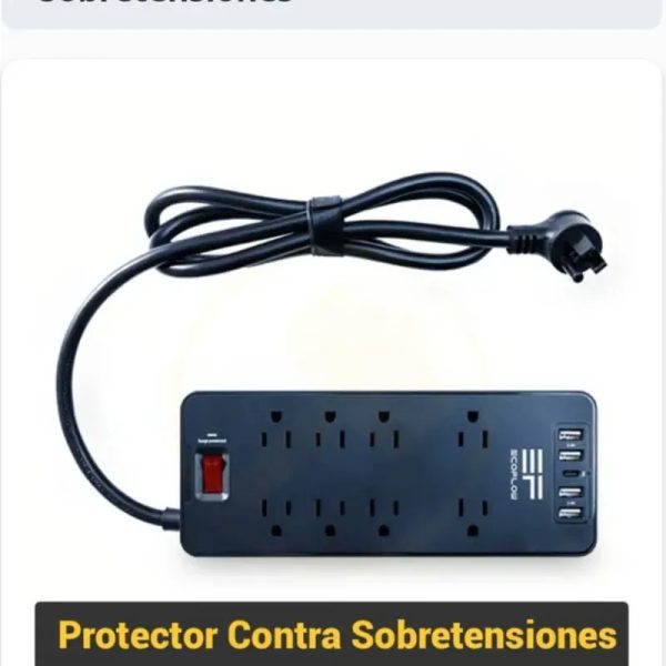 ⚡  PROTECTOR ECOFLOW CONTRA SOBRETENSIONES – Protección total ⚡