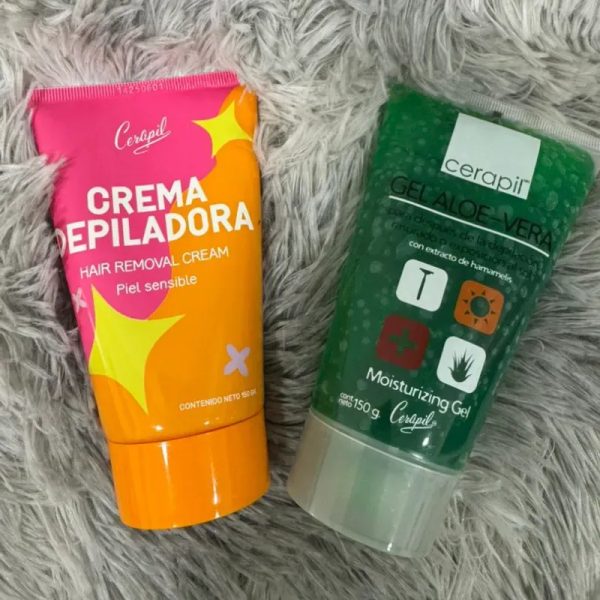 Set Cerafil Piel Sensible – Depilación suave + hidratación profunda