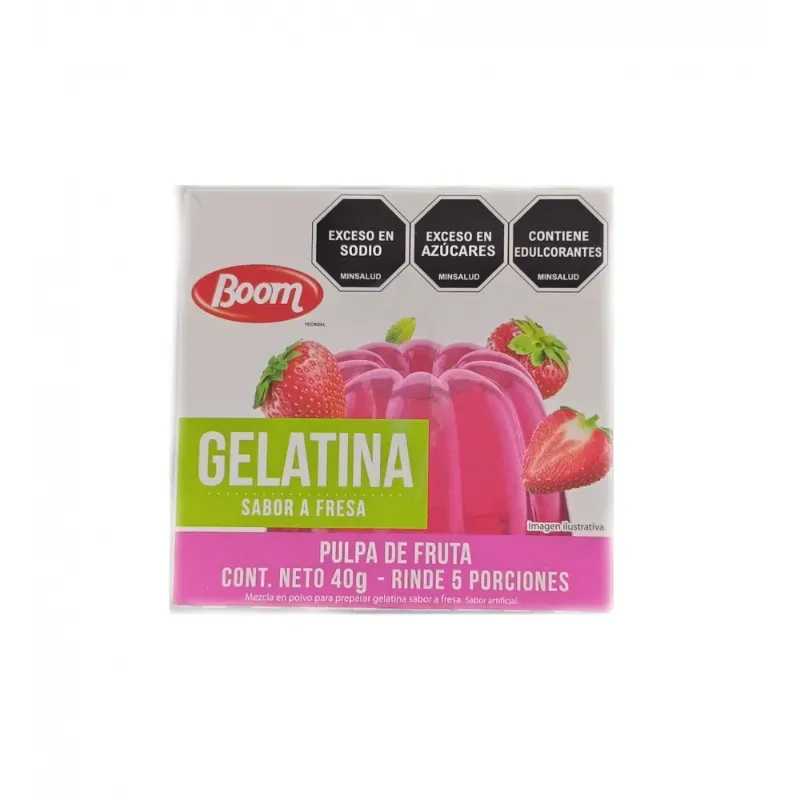 Gelatina de Fresa
