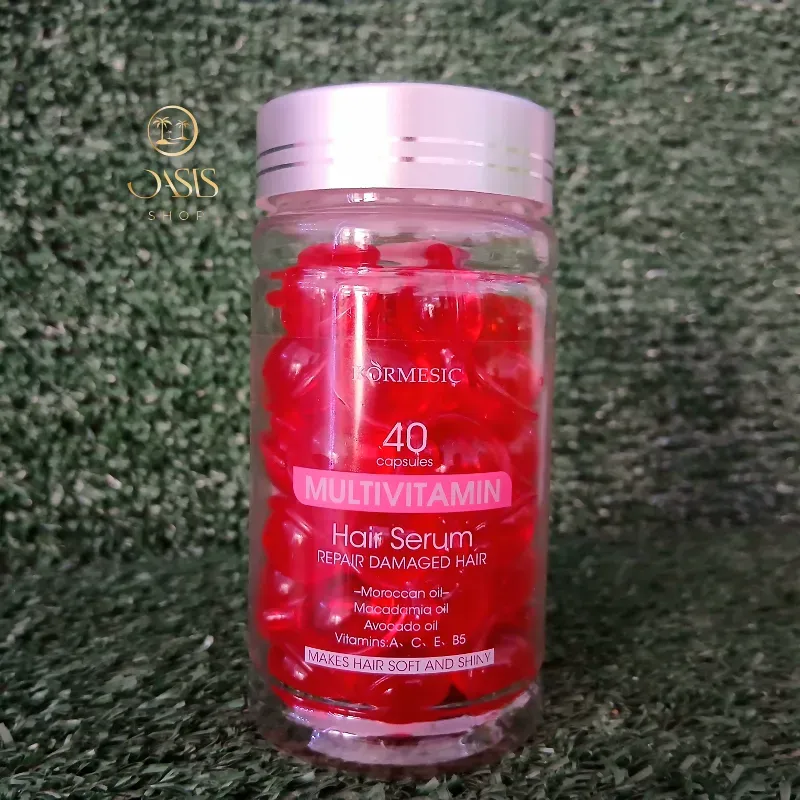 Cápsulas multivitaminas para tratamiento del cabello