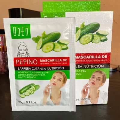 Mascarilla de pepino