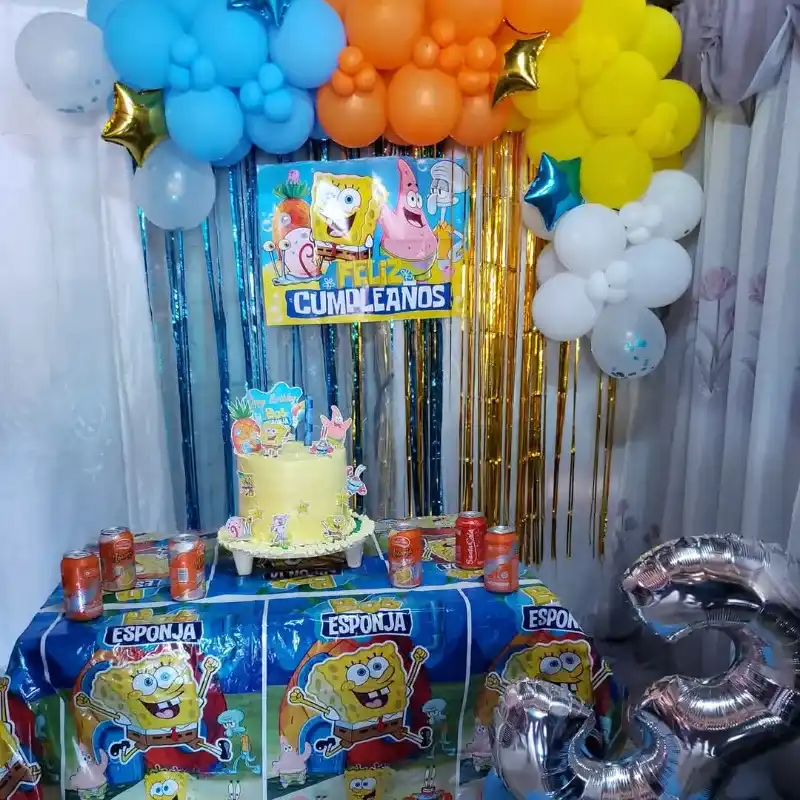 Decoración de bob esponja