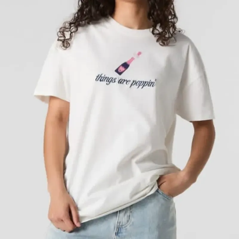 Pulover oversize champagne design