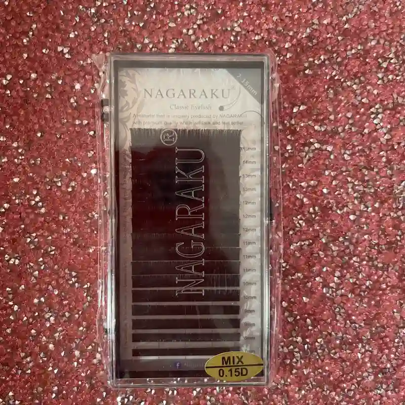 Caja de pestañas Nagaraku 0.15D Mixta