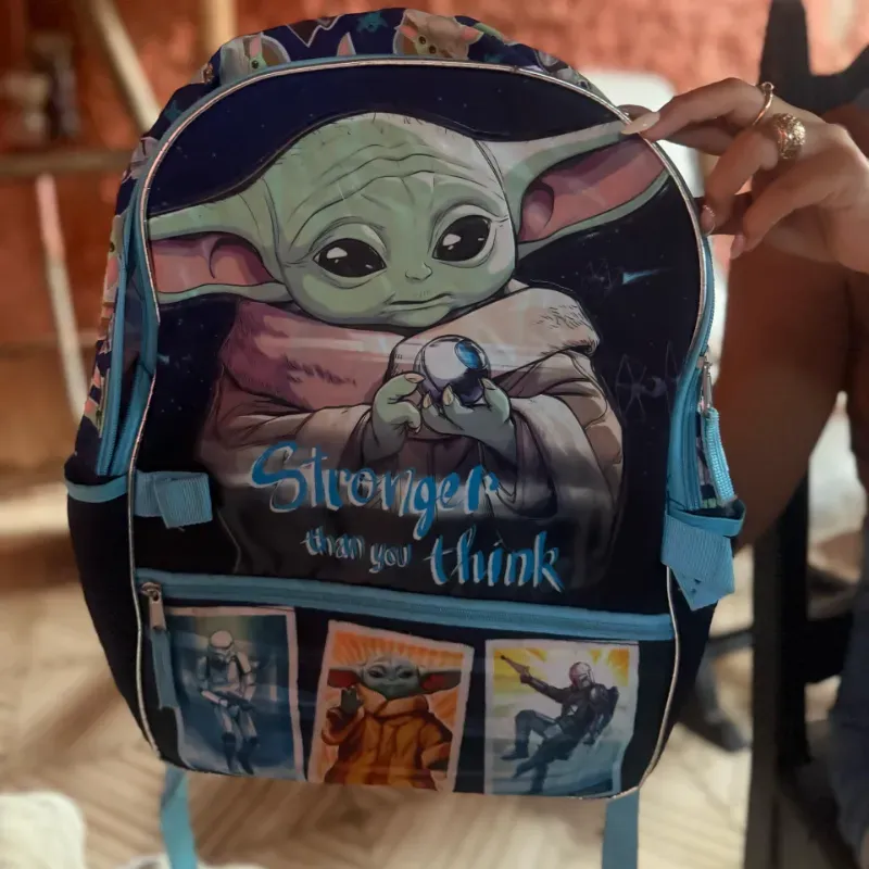 Mochila con la temática de Jedi