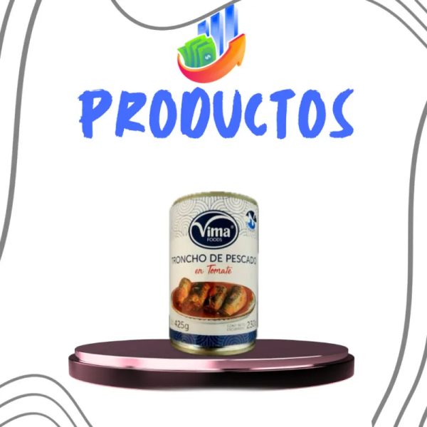 Tronchos de pescado en tomate 425g