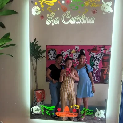 Espejo retroiluminado