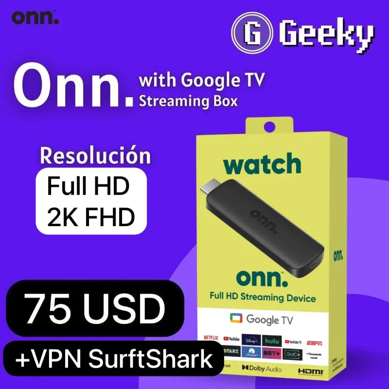  ONN TV HD TOTALMENTE CONFIGURADO 