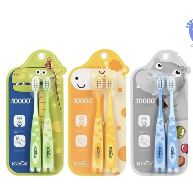 Set de 2 cepillos de dientes infantiles