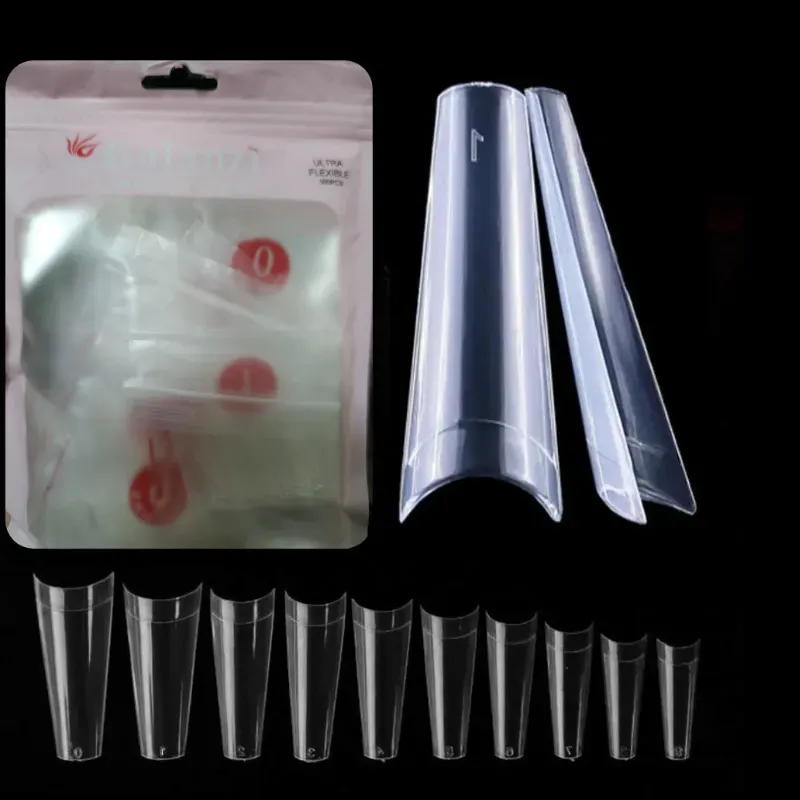 Uñas Coffin Medianas(500pcs)