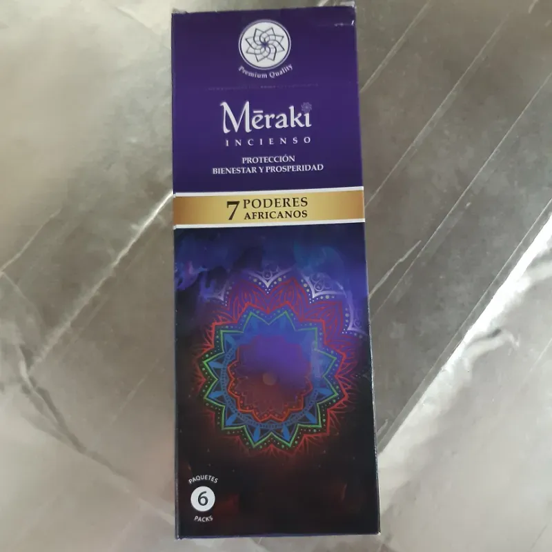 INCIENSO 7 PODERES AFRICANOS 20 UNIDADES