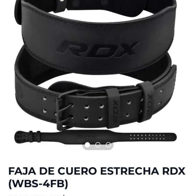 Faja de Cuero Estrecha RDX