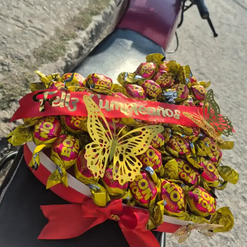 Corazón de bombones