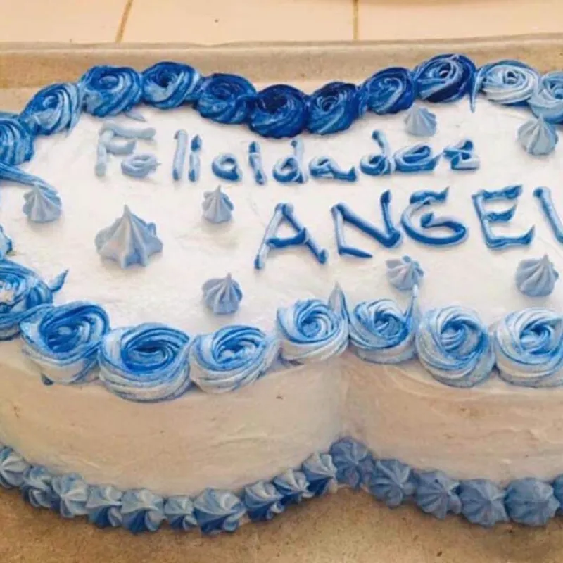 Cake doble de maní y chocolate 