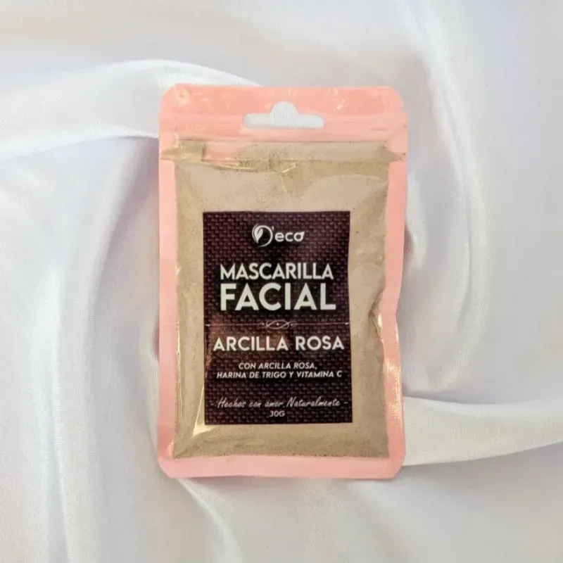 Mascarilla de Arcilla Rosa 30g (D'eco)