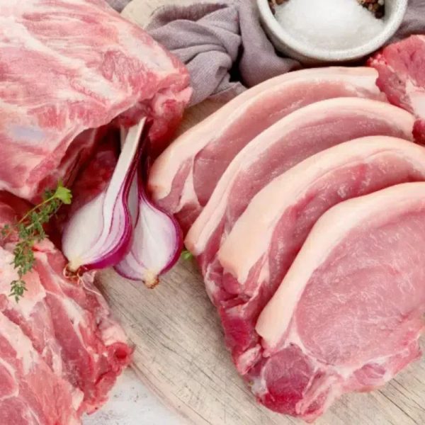 Carne de cerdo al corte