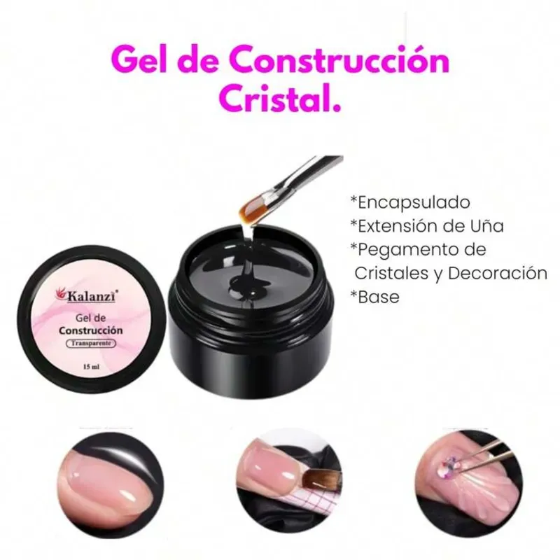 Gel de construcción Kalanzi transparente 15ml