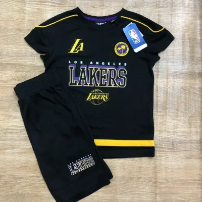 Conjunto de los Lakers color negro