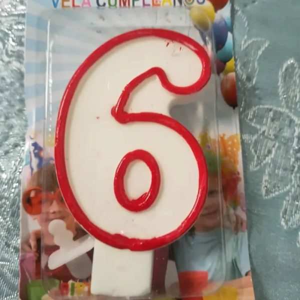 Vela #6 de cera
