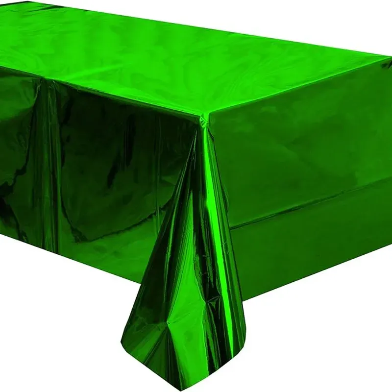 Mantel cromado verde