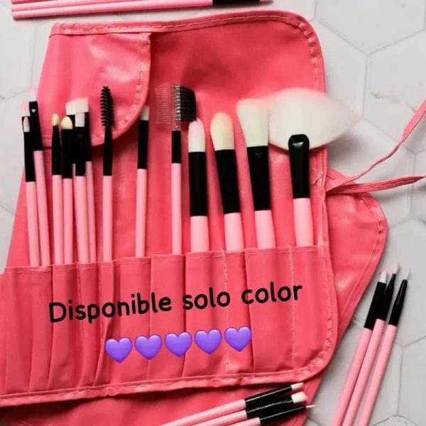 Set de 24 pinceles de maquillaje
