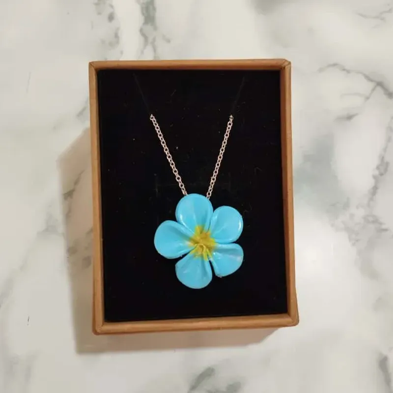 COLLAR FLOR PLUMERIA