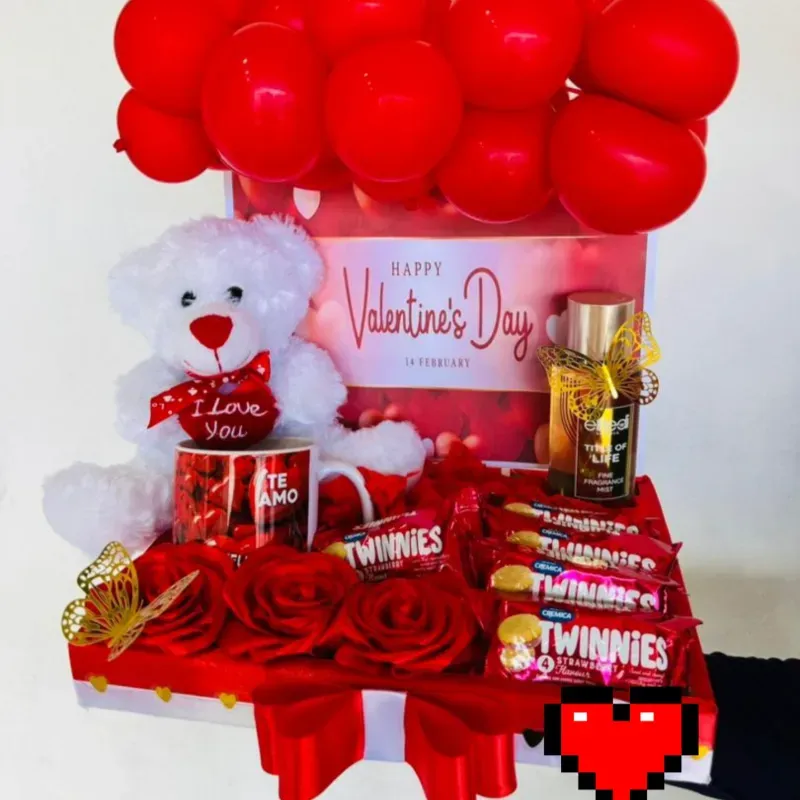 Cesta amor para Valentin ❤️❤️❤️