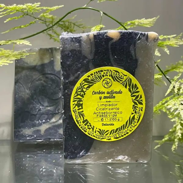 Jabón natural de Carbón Activado + Zeolita